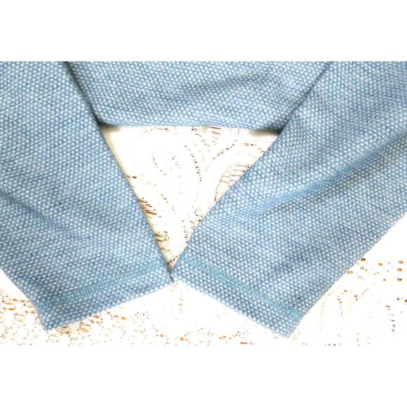 Ahead Casuals Men's Pullover Golf Sweater 1/4 Zip  Sea Foam Green   EUC - Picture 5 of 7